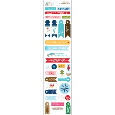 Miniatures Winter Wonder Cardstock Stickers 3"X11" WW361