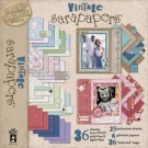 Vintage Sarapapers Paper Pizazz Papers & Accents HF-P-4121