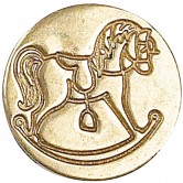 Rocking Horse Decorative Seal Coin 727RCK